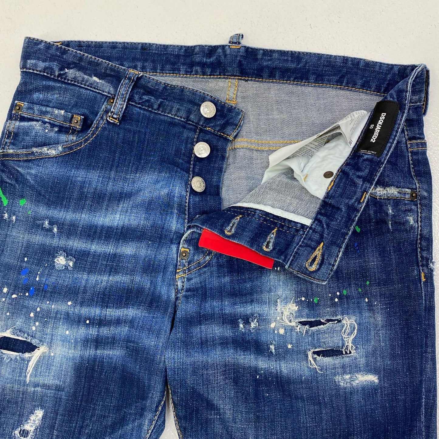 【中古】DSQUARED2 | ディースクエアード SKATER JEAN デニムパンツ S71LB0635 S30342 インディゴ サイズ：50【加古川店】