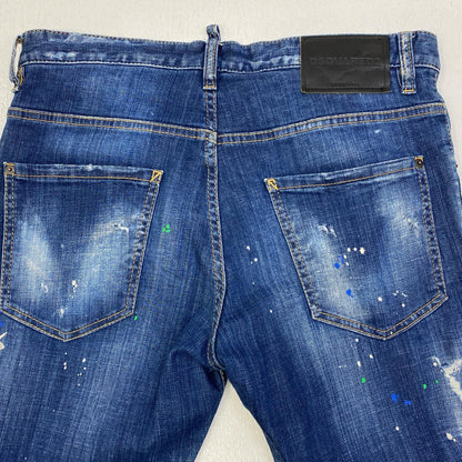 【中古】DSQUARED2 | ディースクエアード SKATER JEAN デニムパンツ S71LB0635 S30342 インディゴ サイズ：50【加古川店】
