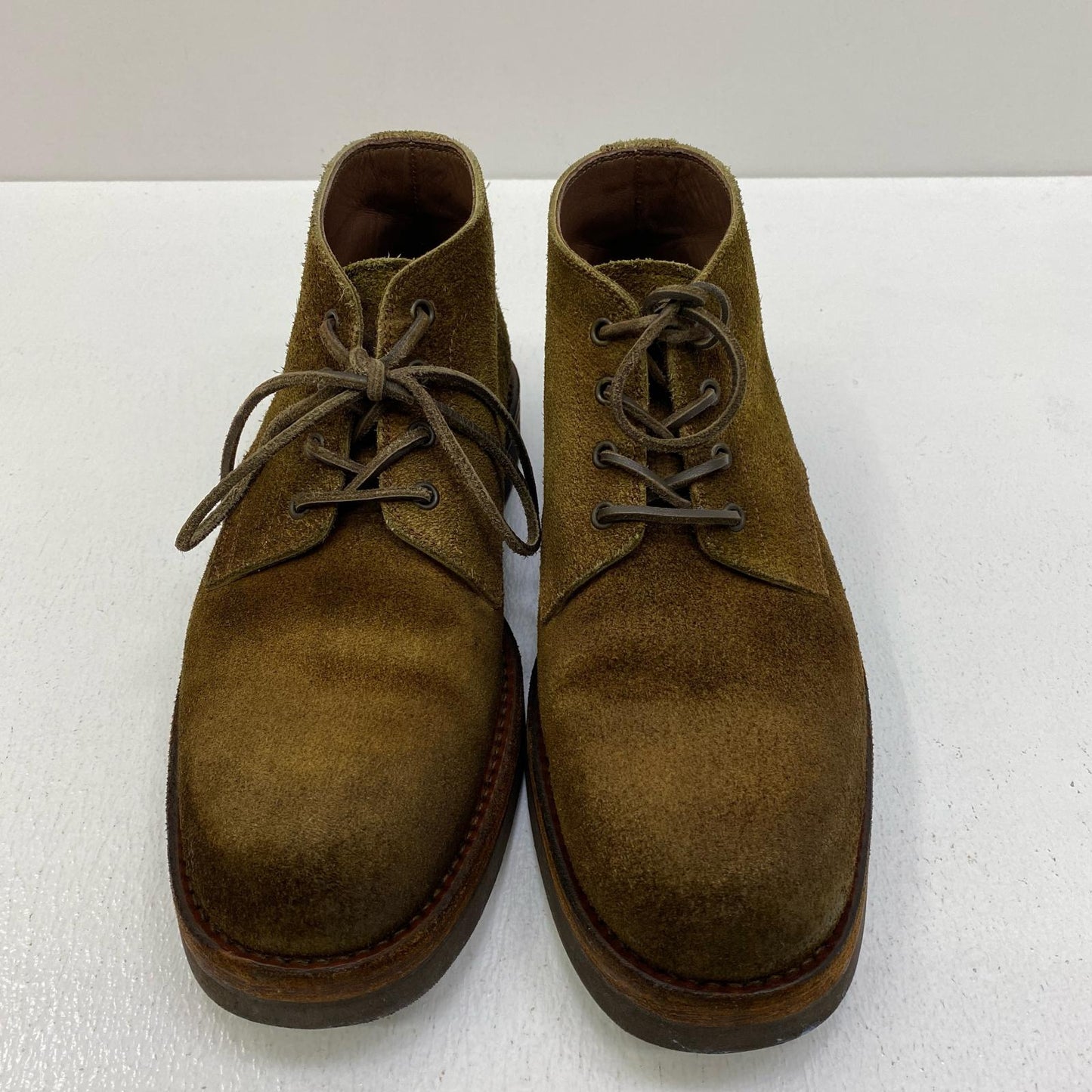 【中古】LEATHER ARTS & CRAFTS MOTO | レザーアーツアンドクラフツモト SUEDE CHUKKA BOOTS ブーツ カーキ【加古川店】