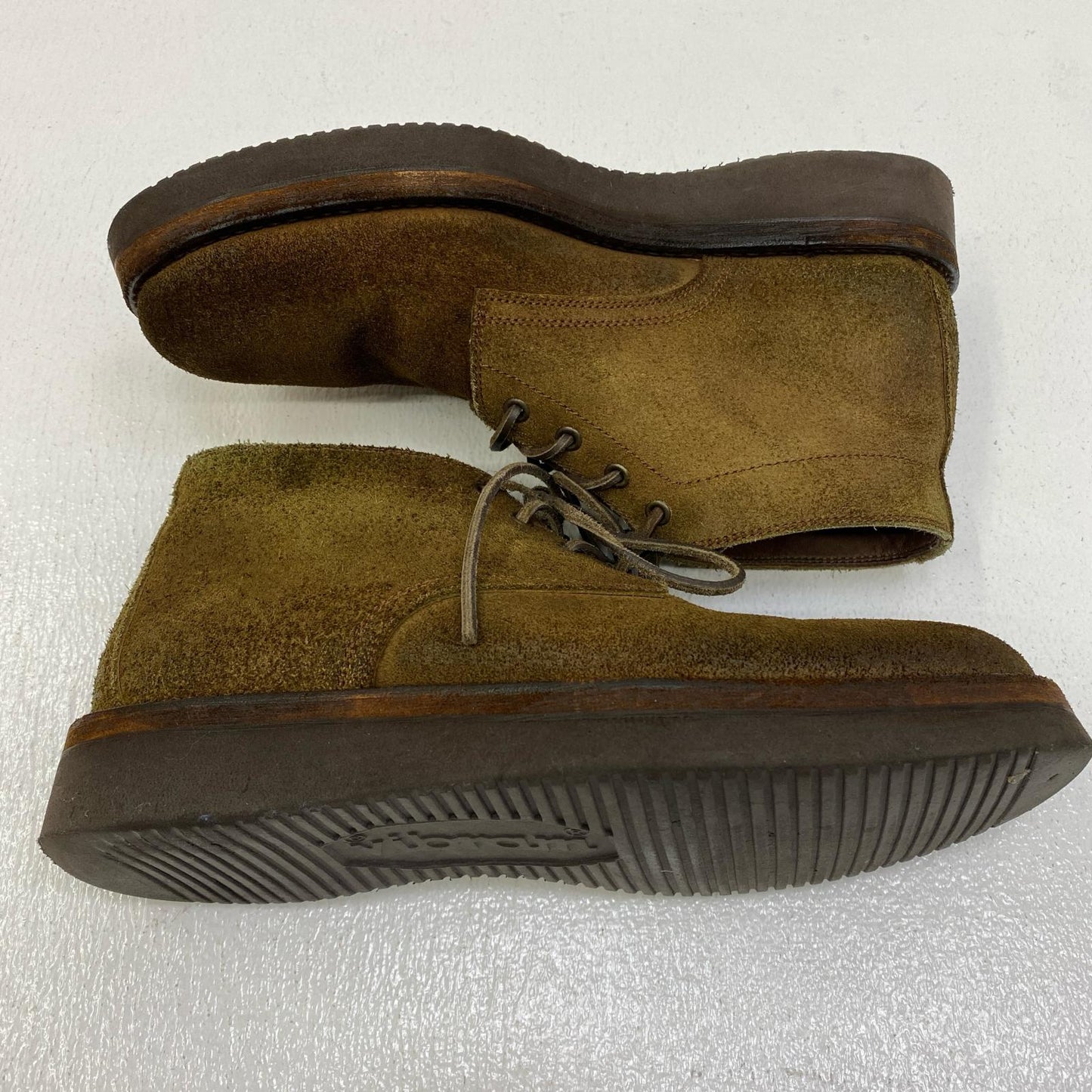 【中古】LEATHER ARTS & CRAFTS MOTO | レザーアーツアンドクラフツモト SUEDE CHUKKA BOOTS ブーツ カーキ【加古川店】