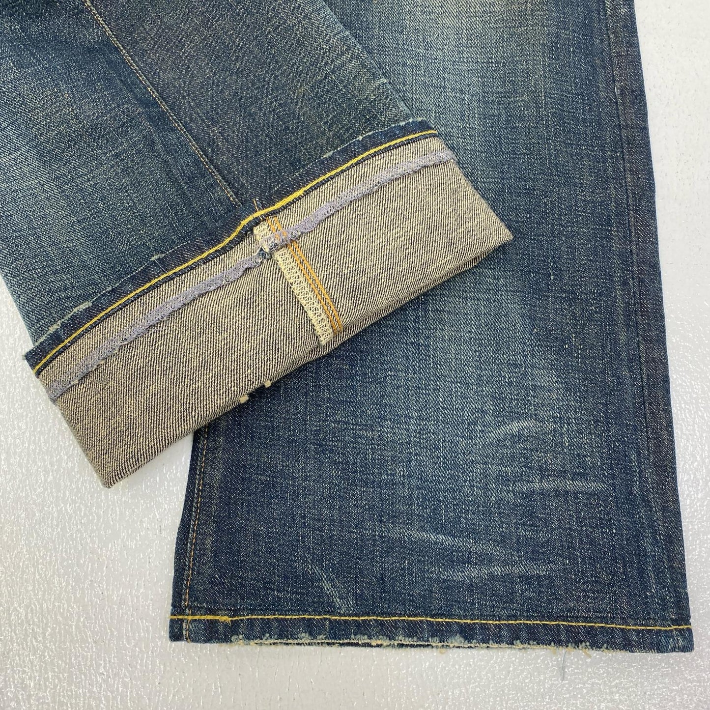【中古】RRL(RALPH LAUREN) | ダブルアールエルラルフローレン JAPAN WOVEN SELVEDGE DENIM デニムパンツ インディゴ サイズ：34【加古川店】