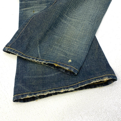 【中古】RRL(RALPH LAUREN) | ダブルアールエルラルフローレン JAPAN WOVEN SELVEDGE DENIM デニムパンツ インディゴ サイズ：34【加古川店】