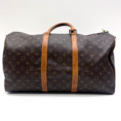【中古】LOUIS VUITTON | ルイ・ヴィトン キーポル バンドリエール50 ボストンバッグ M41416 VI0943【加古川店】
