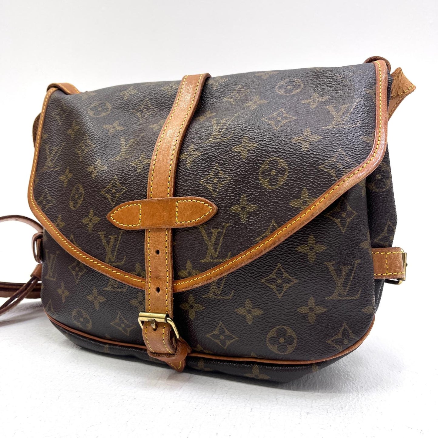 【中古】LOUIS VUITTON | ルイ・ヴィトン ソミュール30 ショルダーバッグ M42256 AR0913【加古川店】
