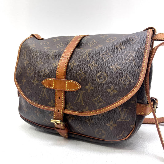 【中古】LOUIS VUITTON | ルイ・ヴィトン ソミュール30 ショルダーバッグ M42256 AR0985【加古川店】