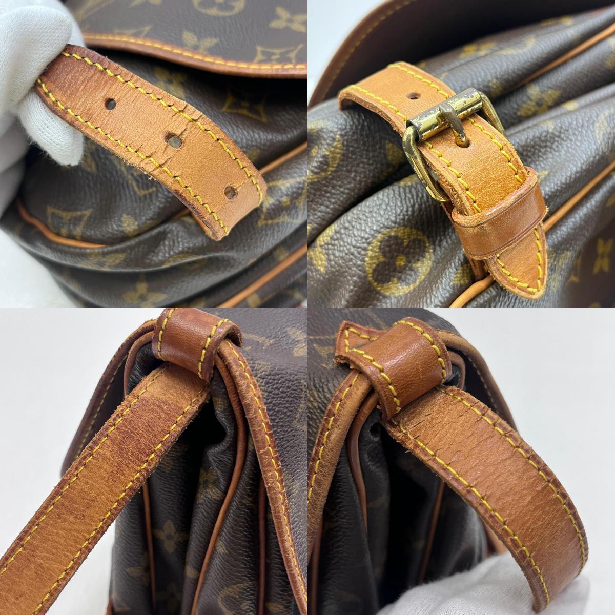 【中古】LOUIS VUITTON | ルイ・ヴィトン ソミュール30 ショルダーバッグ M42256 AR0985【加古川店】