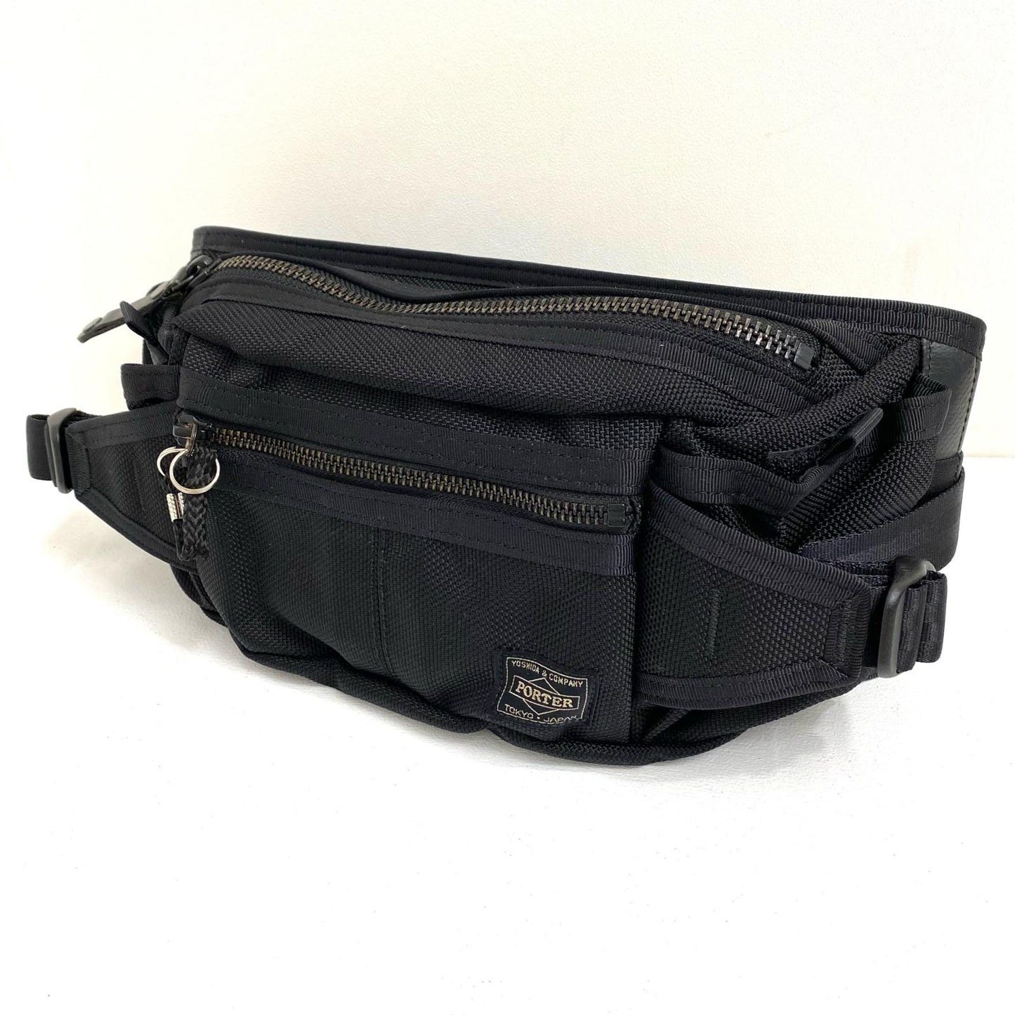 【中古】PORTER | ポーター HEAT WAIST BAG ウエストバッグ 703-06979 ブラック【加古川店】