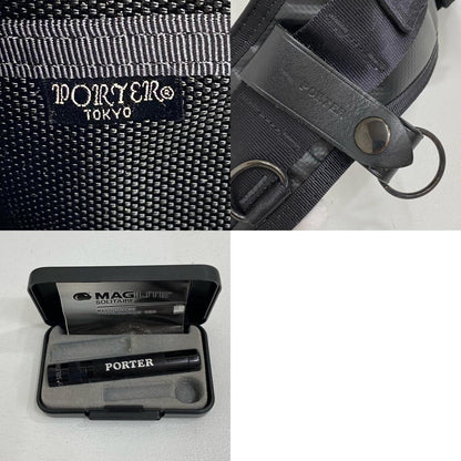【中古】PORTER | ポーター HEAT WAIST BAG ウエストバッグ 703-06979 ブラック【加古川店】