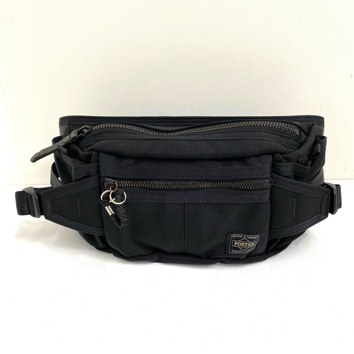 【中古】PORTER | ポーター HEAT WAIST BAG ウエストバッグ 703-06979 ブラック【加古川店】