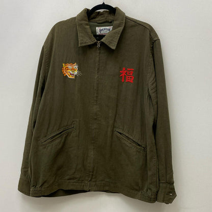 【中古】HOUSTON | ヒューストン PARACHUTE その他アウター 51244 カーキ サイズ：XXL【加古川店】