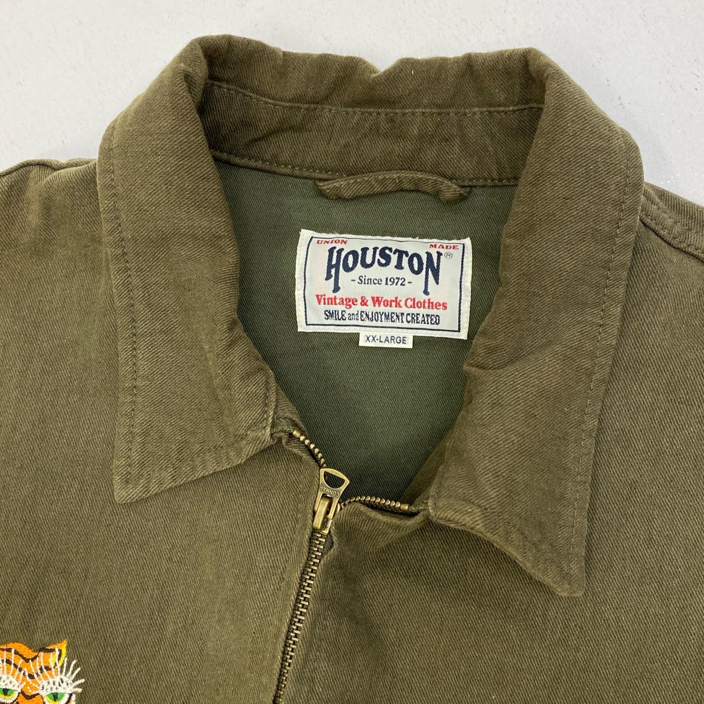 【中古】HOUSTON | ヒューストン PARACHUTE その他アウター 51244 カーキ サイズ：XXL【加古川店】