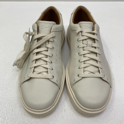 【中古】Clarks | クラークス craft swift white leather スニーカー 26176134 ホワイト【加古川店】