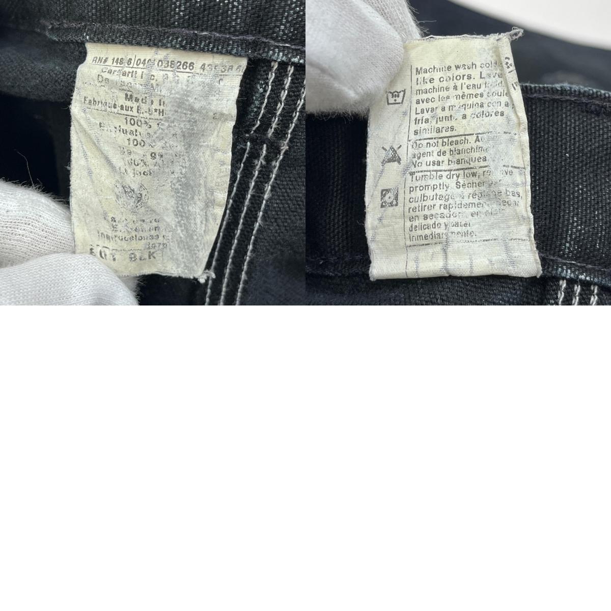 【中古】Carhartt | カーハート double knee duck painter pant パンツ ブラック【加古川店】