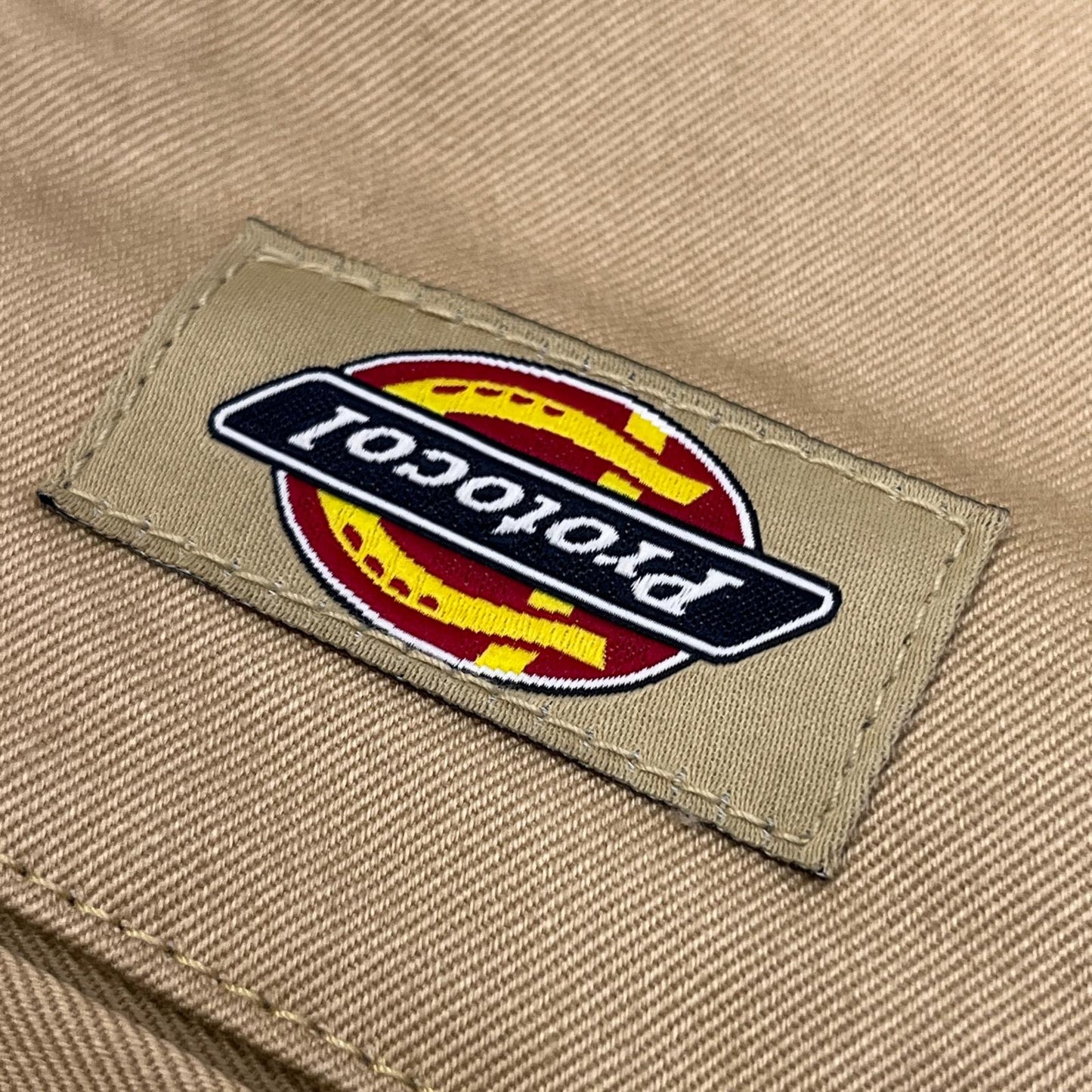 【中古】 protocol index UPSIDE DOWN WORK JORTS ショートパンツ ベージュ サイズ：2【加古川店】