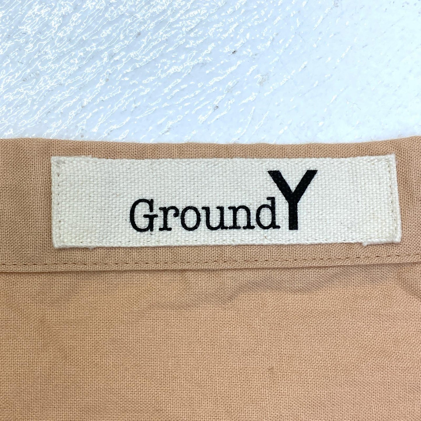 【中古】Ground Y | グラウンドワイ 長袖シャツ GW-B03-002 ベージュ サイズ：3【加古川店】