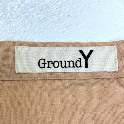 【中古】Ground Y | グラウンドワイ 長袖シャツ GW-B03-002 ベージュ サイズ：3【加古川店】