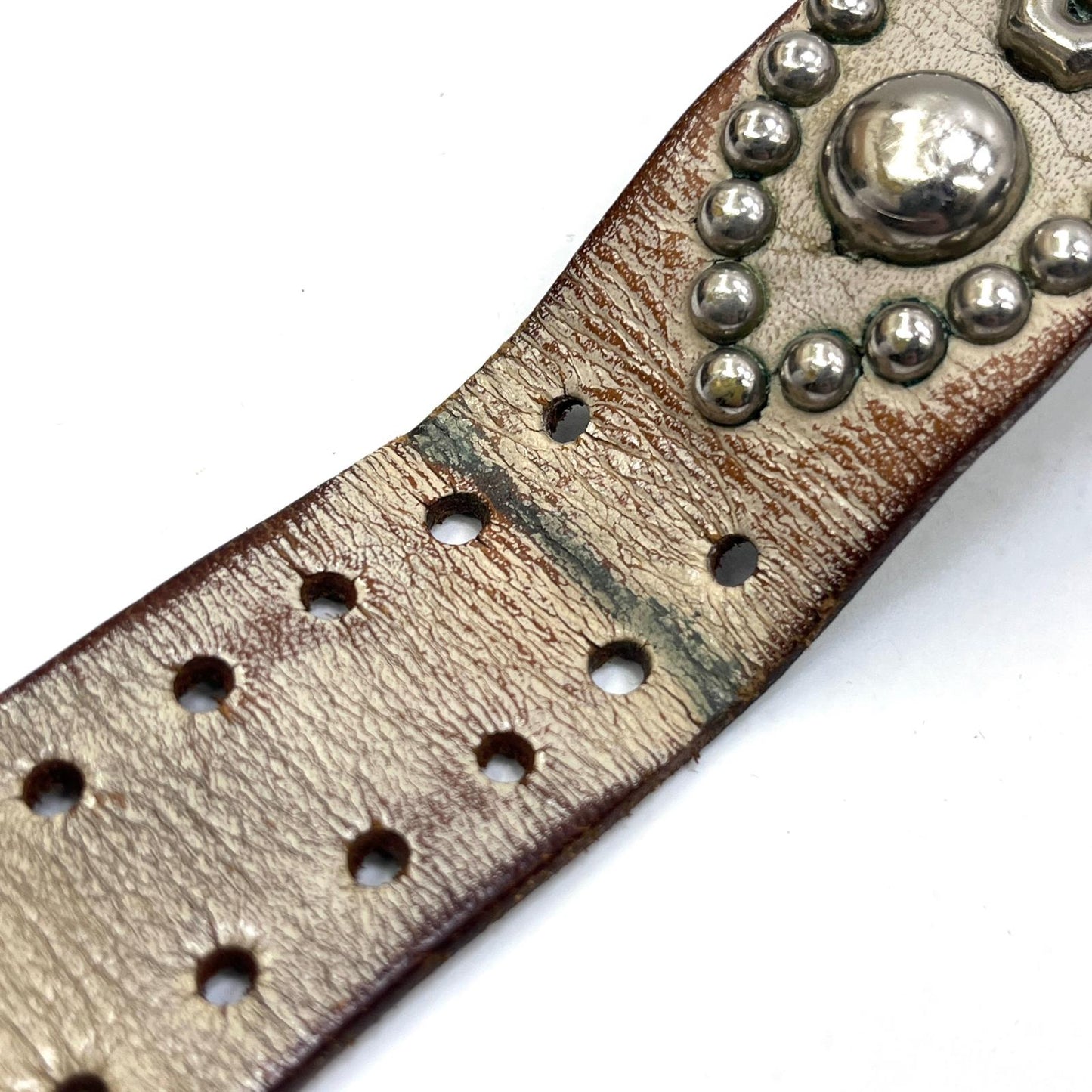 【中古】WOLF'S HEAD | ウルフズヘッド studs bracelet ブレスレット ホワイト【加古川店】