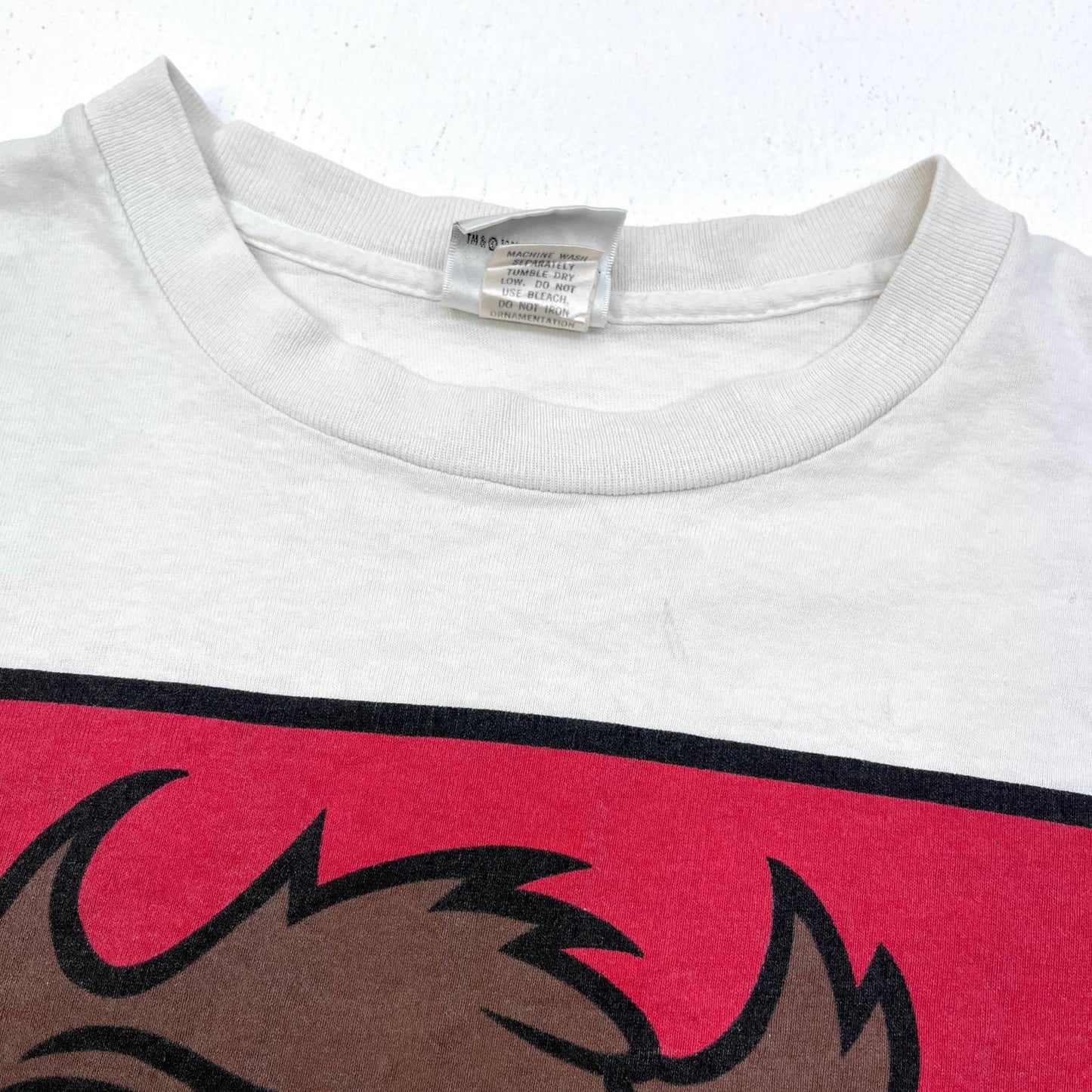 【中古】 LOONEY TUNE WARNER タズマニアンデビル 半袖Ｔシャツ ホワイト サイズ：L【加古川店】