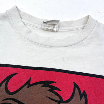 【中古】 LOONEY TUNE WARNER タズマニアンデビル 半袖Ｔシャツ ホワイト サイズ：L【加古川店】