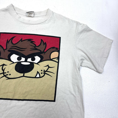 【中古】 LOONEY TUNE WARNER タズマニアンデビル 半袖Ｔシャツ ホワイト サイズ：L【加古川店】