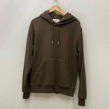 【中古】AMI | アミ AMI DE COEUR HOODIE パーカー USW235.730 ブラウン サイズ：M【加古川店】