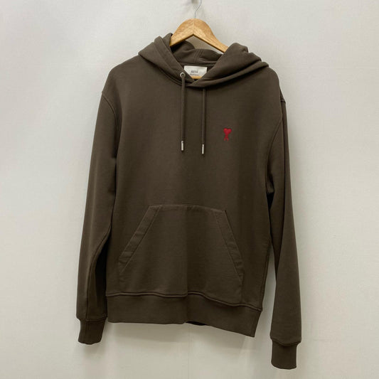 【中古】AMI | アミ AMI DE COEUR HOODIE パーカー USW235.730 ブラウン サイズ：M【加古川店】