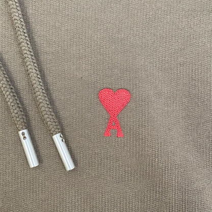 【中古】AMI | アミ AMI DE COEUR HOODIE パーカー USW235.730 ブラウン サイズ：M【加古川店】