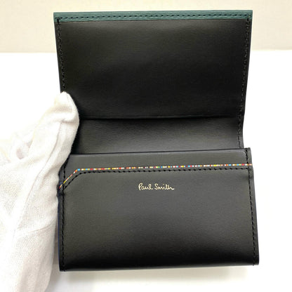 【中古】Paul Smith | ポール・スミス クロップドロゴ カードケース 553408 P042 グリーン【加古川店】