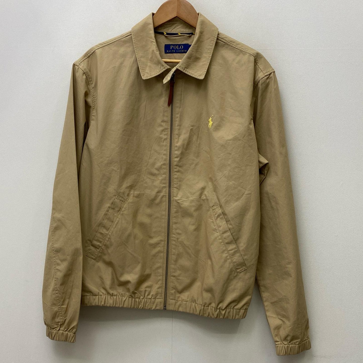【中古】POLO RALPH LAUREN | ポロ・ラルフローレン bayport ﾎﾟﾌﾟﾘﾝｼﾞｬｹｯﾄ スイングトップ ベージュ サイズ：M【加古川店】