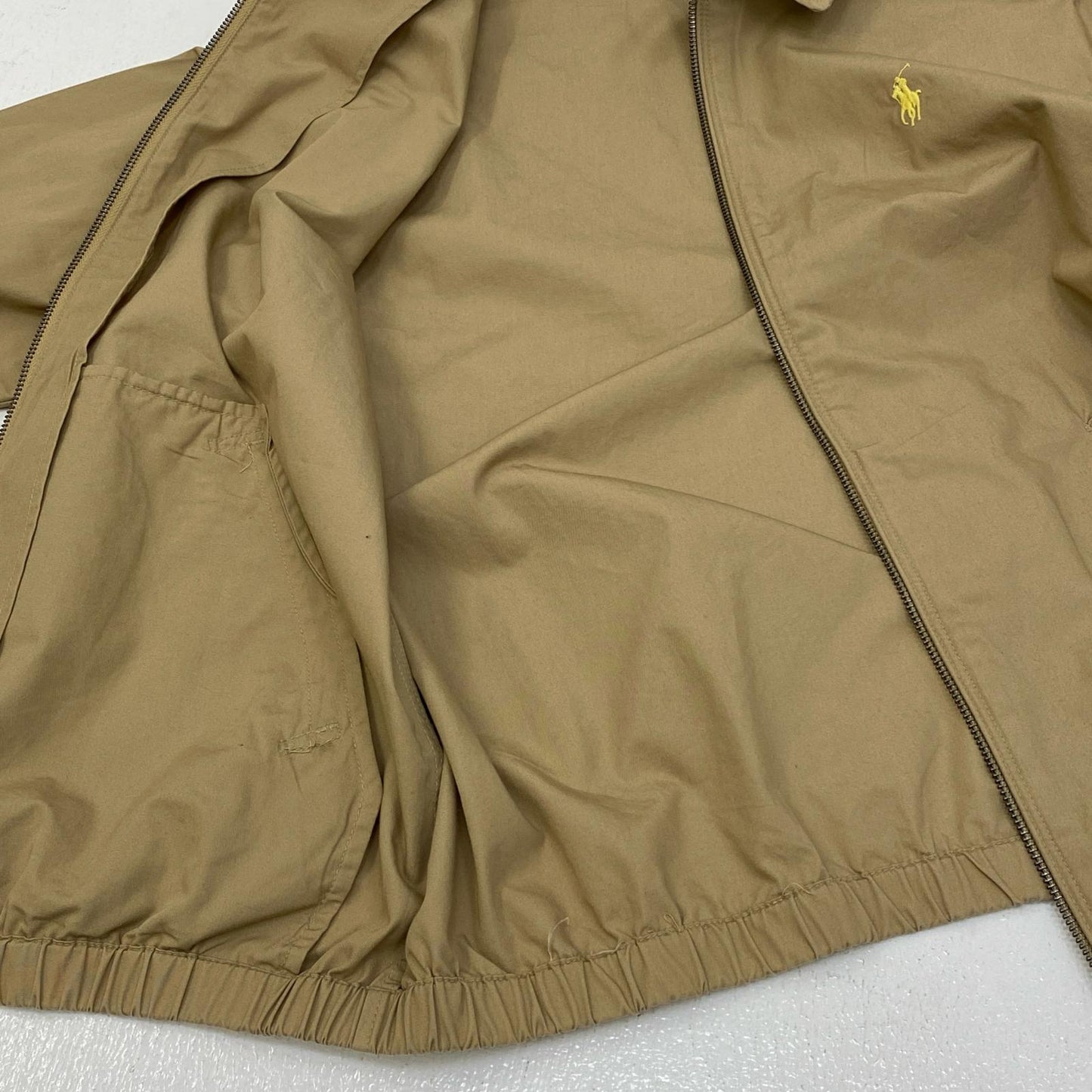 【中古】POLO RALPH LAUREN | ポロ・ラルフローレン bayport ﾎﾟﾌﾟﾘﾝｼﾞｬｹｯﾄ スイングトップ ベージュ サイズ：M【加古川店】