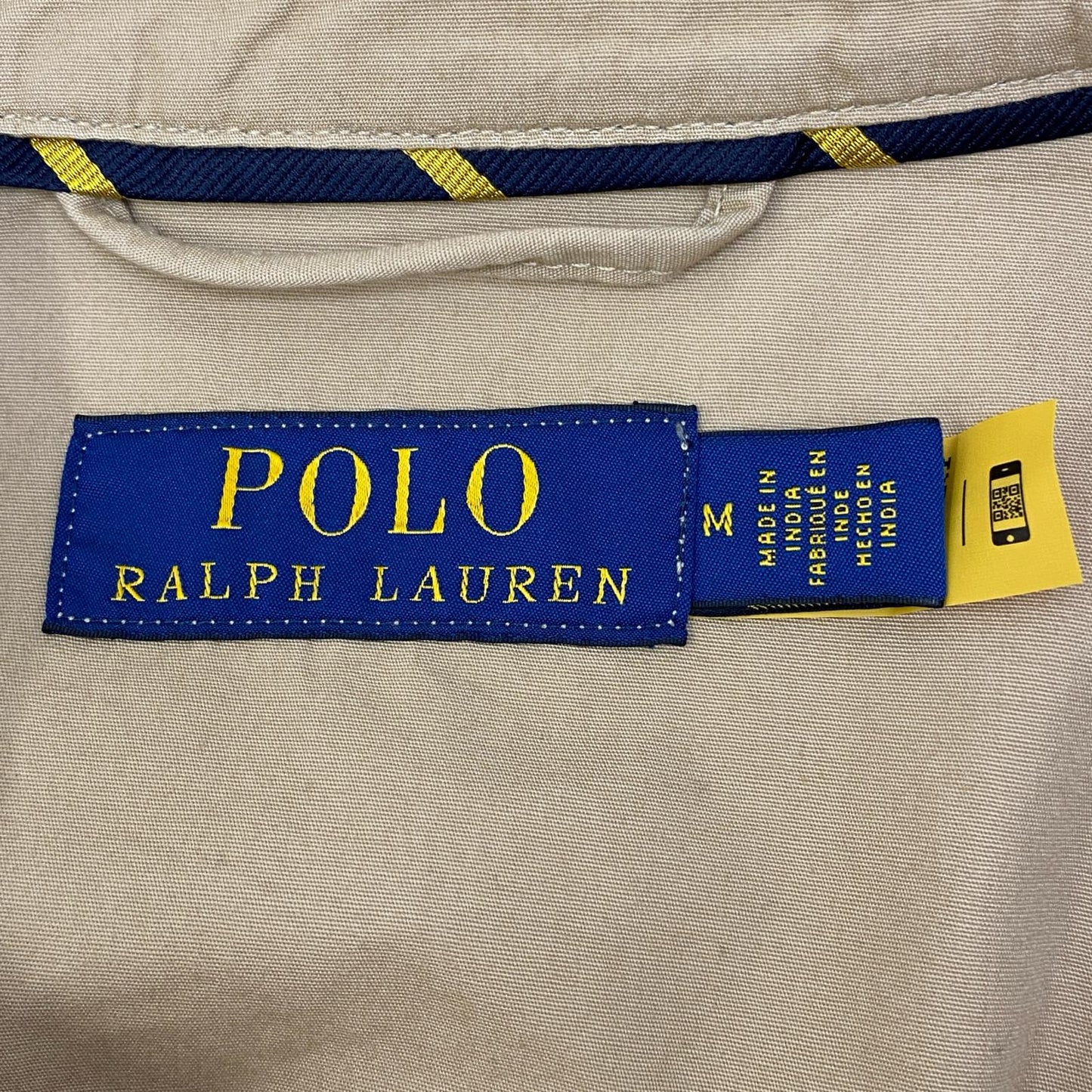 【中古】POLO RALPH LAUREN | ポロ・ラルフローレン bayport ﾎﾟﾌﾟﾘﾝｼﾞｬｹｯﾄ スイングトップ ベージュ サイズ：M【加古川店】