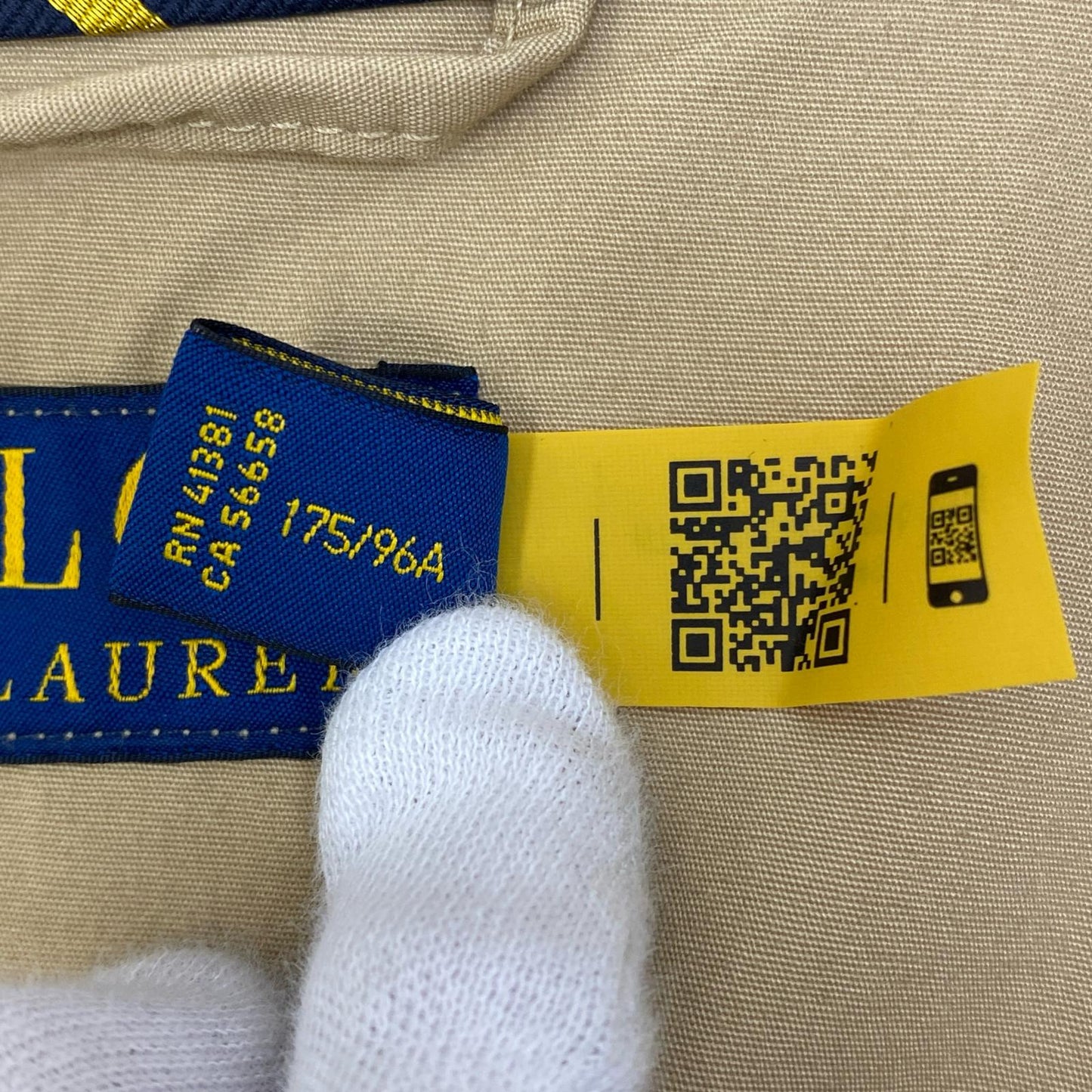 【中古】POLO RALPH LAUREN | ポロ・ラルフローレン bayport ﾎﾟﾌﾟﾘﾝｼﾞｬｹｯﾄ スイングトップ ベージュ サイズ：M【加古川店】