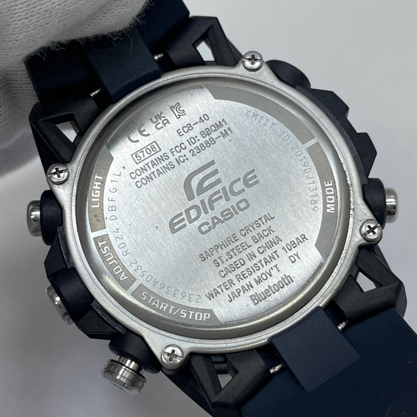 CASIO | カシオ EDIFICE SOSPENSIONE Bluetooth 腕時計 ECB-40NP-1A アナデジ表示 クオーツ【加古川店】