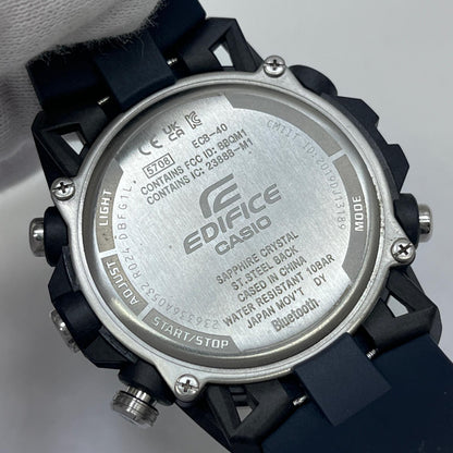 CASIO | カシオ EDIFICE SOSPENSIONE Bluetooth 腕時計 ECB-40NP-1A アナデジ表示 クオーツ【加古川店】