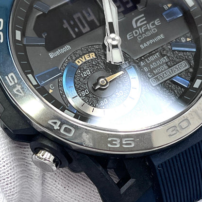CASIO | カシオ EDIFICE SOSPENSIONE Bluetooth 腕時計 ECB-40NP-1A アナデジ表示 クオーツ【加古川店】