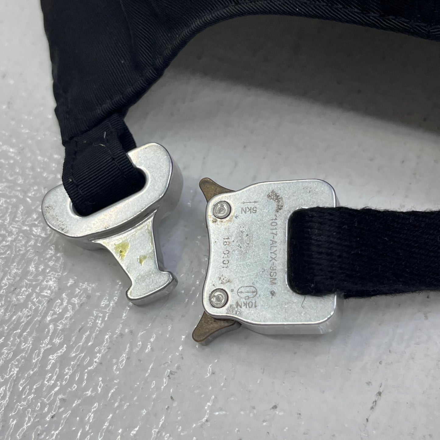 【中古】 1017ALYX 9SM BUCKLE NYLONCAP キャップ ブラック【加古川店】