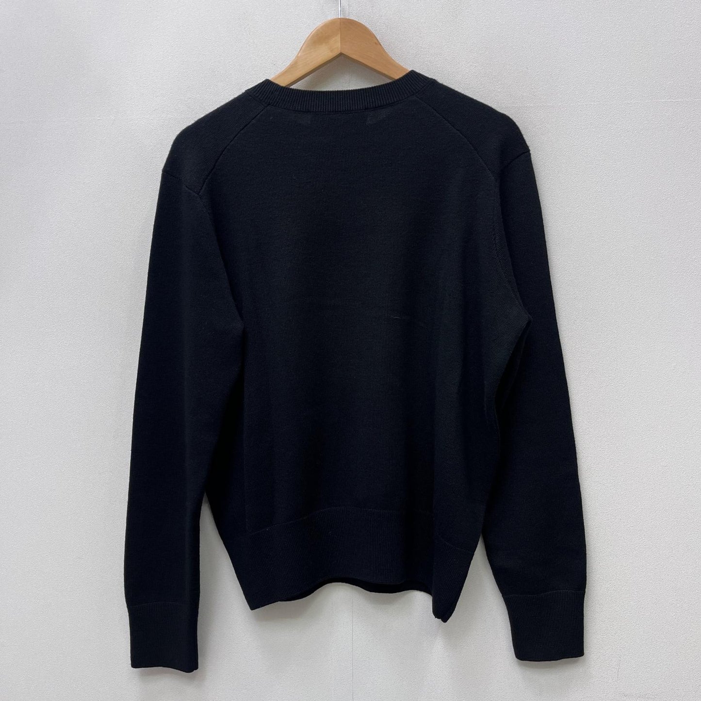 【中古】AMI | アミ Ami de Coeur 国内正規品 ニット HKS826.001 ブラック サイズ：M【加古川店】