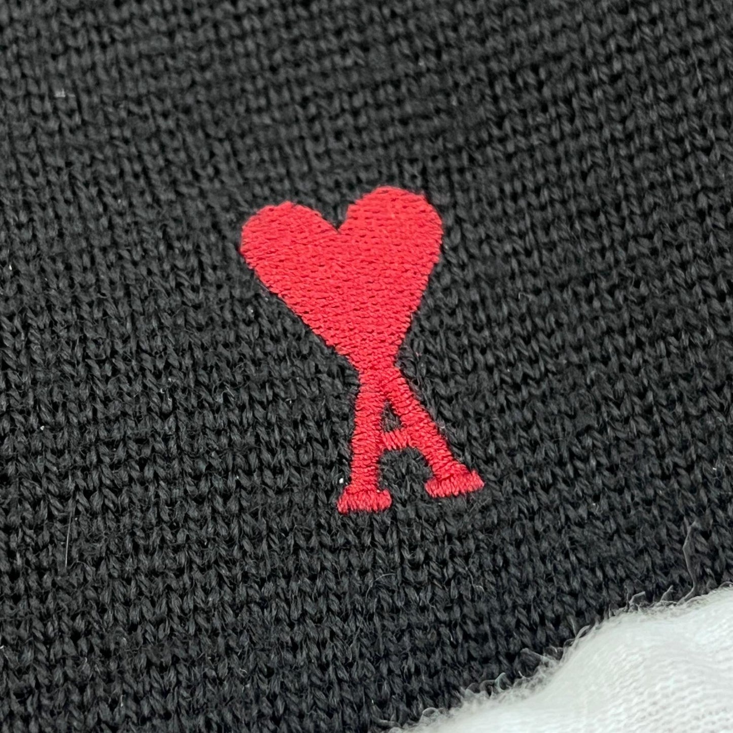 【中古】AMI | アミ Ami de Coeur 国内正規品 ニット HKS826.001 ブラック サイズ：M【加古川店】