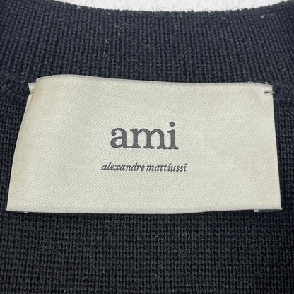 【中古】AMI | アミ Ami de Coeur 国内正規品 ニット HKS826.001 ブラック サイズ：M【加古川店】