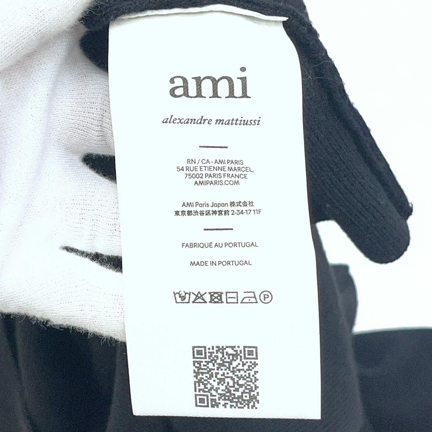 【中古】AMI | アミ Ami de Coeur 国内正規品 ニット HKS826.001 ブラック サイズ：M【加古川店】