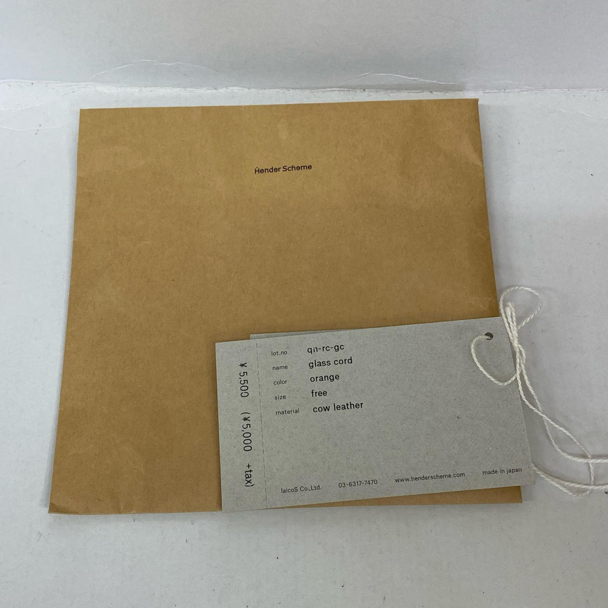 Hender Scheme | エンダースキーマ glass cord その他小物 qn-rc-gc【加古川店】