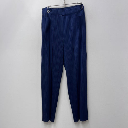 【中古】ISSEY MIYAKE | イッセイミヤケ PLEATS PLEASE パンツ PP33JF492 ネイビー サイズ：4【加古川店】