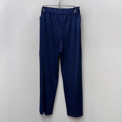 【中古】ISSEY MIYAKE | イッセイミヤケ PLEATS PLEASE パンツ PP33JF492 ネイビー サイズ：4【加古川店】