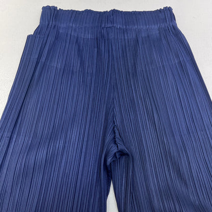 【中古】ISSEY MIYAKE | イッセイミヤケ PLEATS PLEASE パンツ PP33JF492 ネイビー サイズ：4【加古川店】