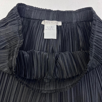 【中古】ISSEY MIYAKE | イッセイミヤケ THICKER BOTTOMS 2 PLEATS PLEASE パンツ PP33JF384 ブラック サイズ：4【加古川店】