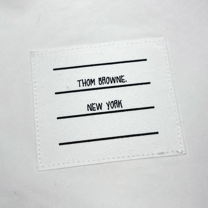 【中古】THOM BROWNE. | トムブラウン ヘビーポプリンスーパサイズ　ミニシャツワンピース　国内正規品 長袖シャツ FDSD91A-F0184-100 ホワイト サイズ：36【加古川店】