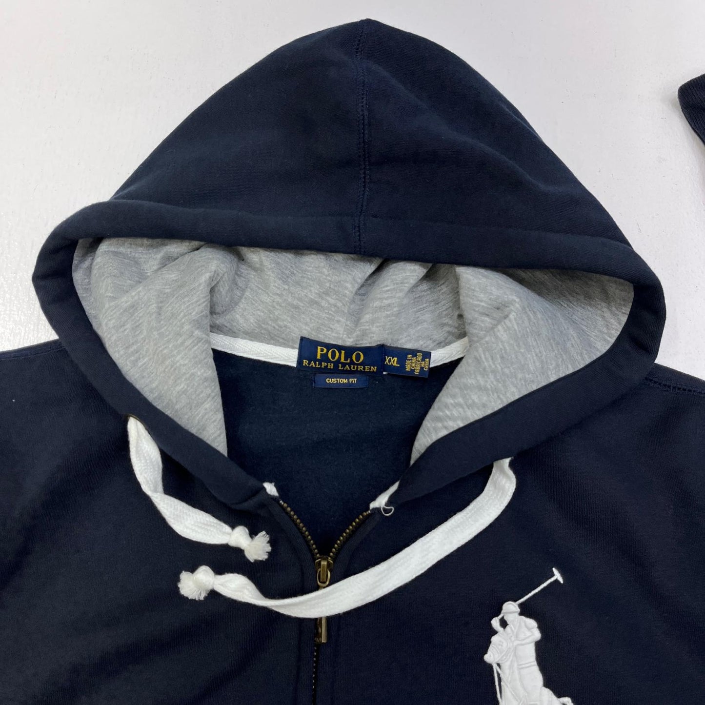 【中古】POLO RALPH LAUREN | ポロ・ラルフローレン BIG PONNY パーカー ネイビー サイズ：XXL【加古川店】