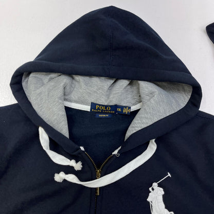 【中古】POLO RALPH LAUREN | ポロ・ラルフローレン BIG PONNY パーカー ネイビー サイズ：XXL【加古川店】