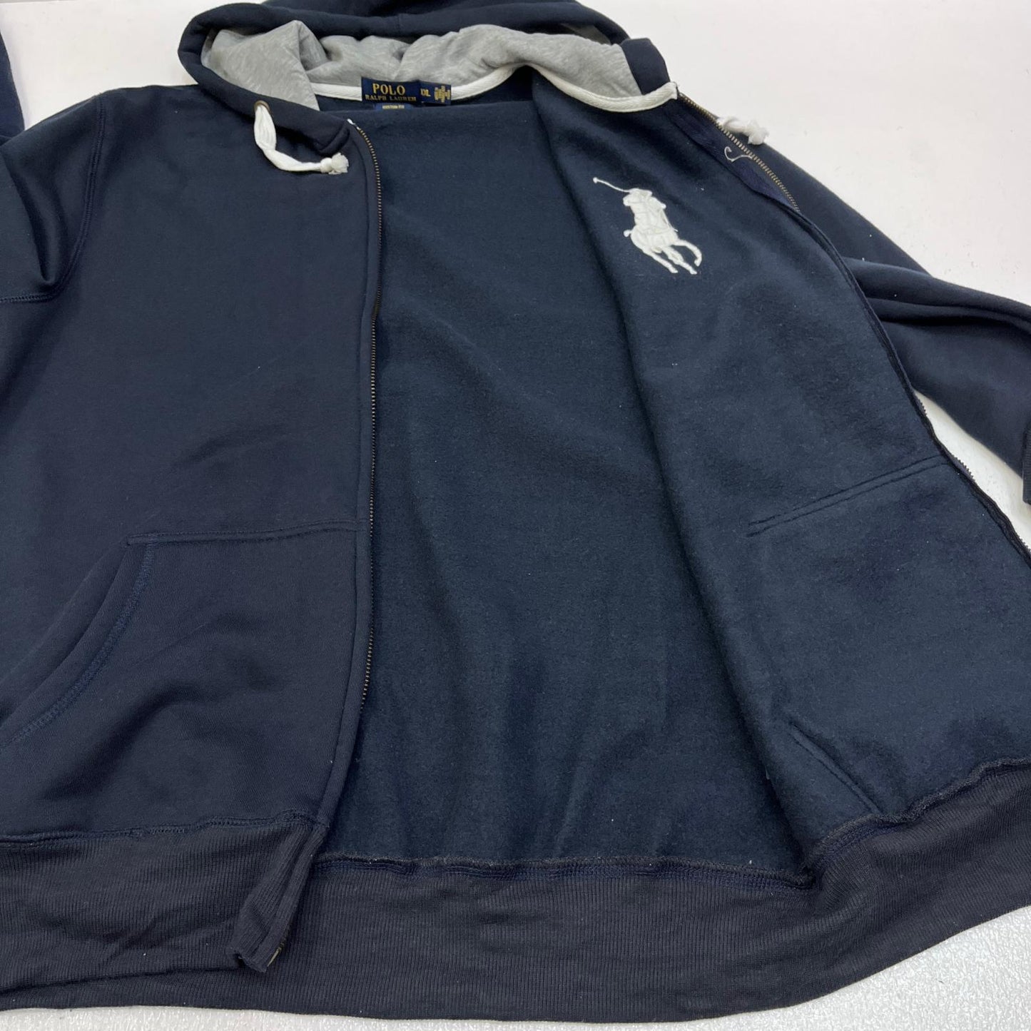 【中古】POLO RALPH LAUREN | ポロ・ラルフローレン BIG PONNY パーカー ネイビー サイズ：XXL【加古川店】