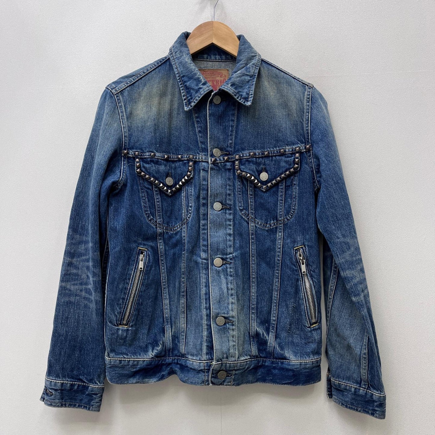 【中古】HYSTERIC GLAMOUR | ヒステリックグラマー Studs Tracker Jacket デニム 0201AB08 インディゴ サイズ：M【加古川店】